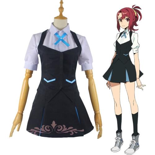 New Kiznaiver Chidori Takashiro School Uniform Cosplay Costume Skirt Suit Whole Set Free shipping