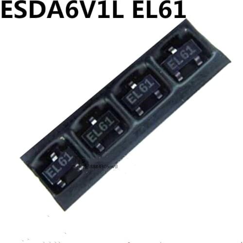 Original 50pcs/ ESDA6V1L EL61 SOT-23