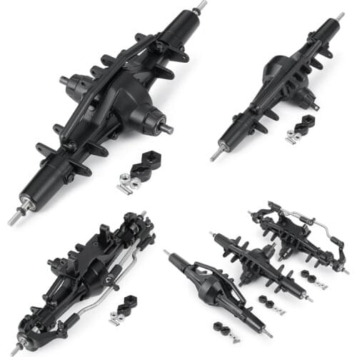 Complete Front/Middle/Rear 6X6 Axle for Axial Scx10 90021 90027 90028 RC 1/10 Crawler