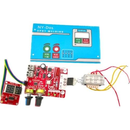 Digital Display Spot Welding Time and Current Controller Spot Welders Control Board 40A/100A Control Board for House Use