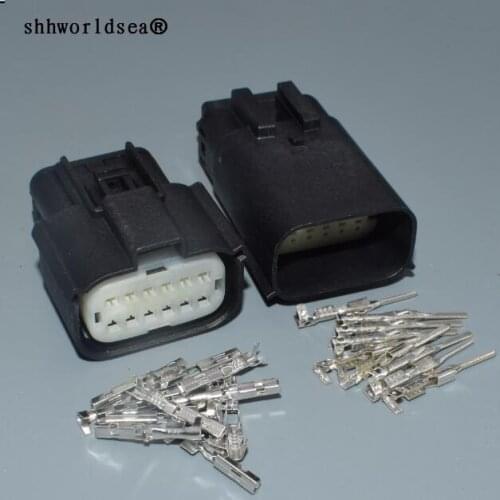 Shhworldsea 12 Pin 33472-1201 Automotive Headlight Socket Connector For Ford Focus Mondeo Buick Chevrolet