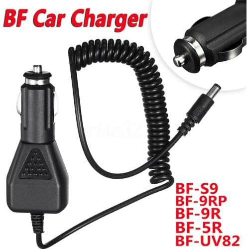 Dedicated Walkie Talkie Battery Car Charger Adapter Cable Cord Suitable for Baofeng S9/9R/9R Plus/5R/UV 82 Series Model
