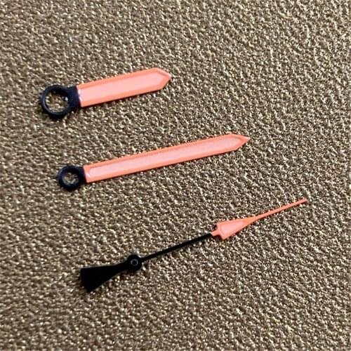Pink Watch Pointer Hour Minute Second Hands Needle w/ Green Luminous for NH35 Movement Watch Skx007 Watch Accessories