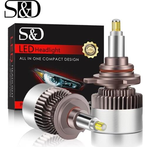 2pcs 80W Canbus H1 H7 D1S D2S D3S D4S LED H8 9005 HB3 9006 HB4 H11 Led Headlights Bulbs 9012 HIR2 360 degree 20000LM Auto Lamp
