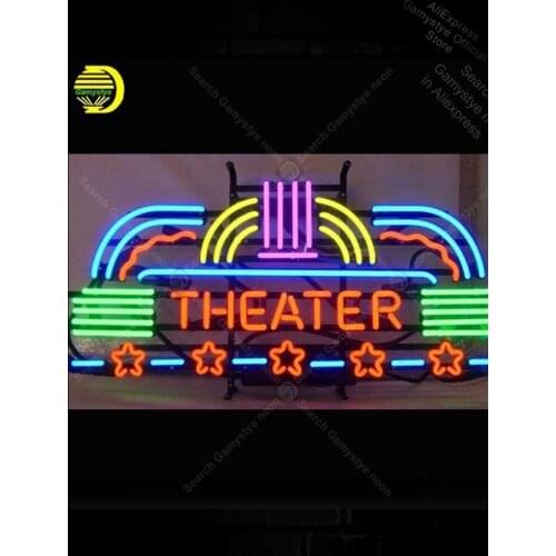 Theater Stars Neon Sign neon bulb Sign real Glass Tube Hotel neon light coron neon signs neon light decor neon accessories