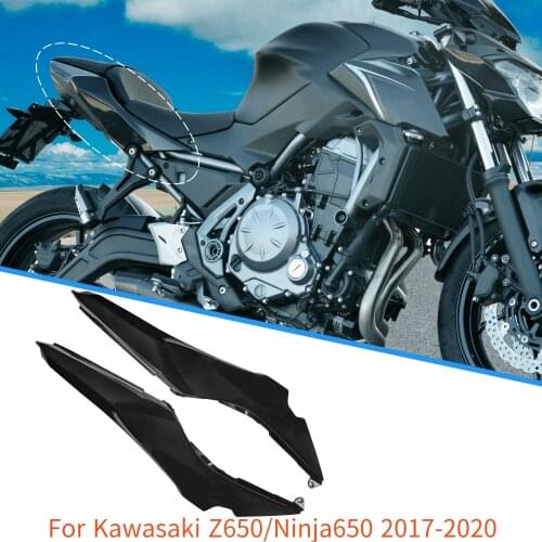 Motorcycle Rear Passenger Seats Side Cover Rear Seats Side Cover Fairing For Kawasaki Z650 Ninja650 2017-2020 2018 Unpainted