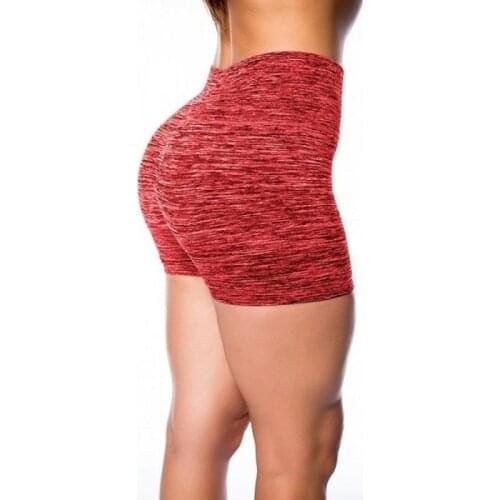 WHOUARE Women Cycling Shorts for Sport Yoga High Waist Gym Fitness Essentials Hip Lift Colorful Women Sport Fitness Shorts