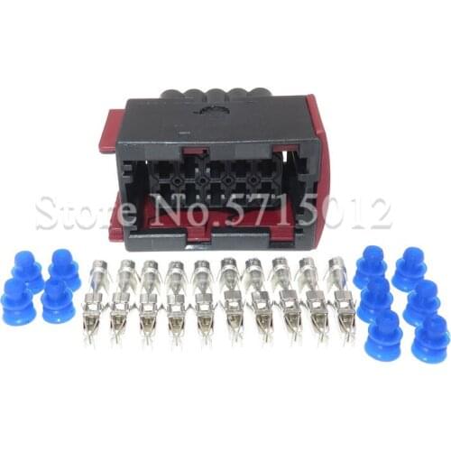 10 Hole 1-967240-1 Auto Headlights Lamp Connector Car Headight Light Socket With Terminals And Seals For Buick Peugeot