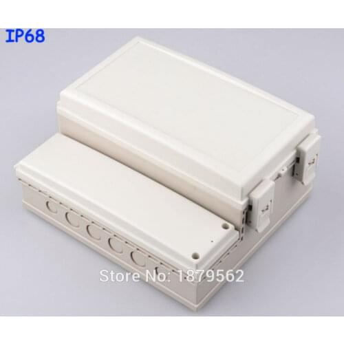 [2 styles] 228*206 *113mm waterproof plastic junction box housing DIY ip68 electronic enclosure abs project control outlet box
