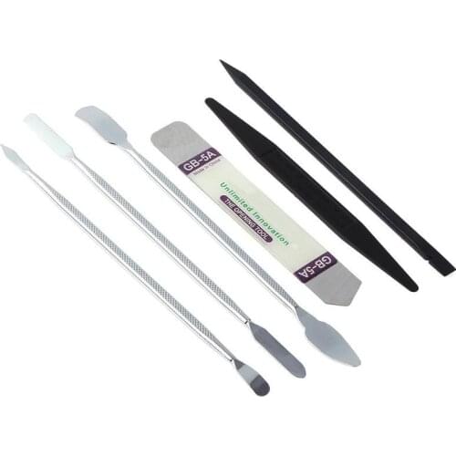 3/4/6pcs Universal Mobile Phone Repair Opening Tool Metal Spudger Kits Disassemble Crowbar Metal Steel Pry Phone Hand Tool Set