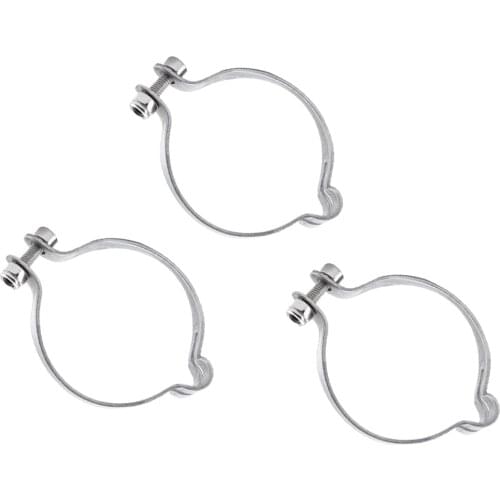 3Pcs/set Stainless Steel Brake Cable Tube Clip Clamp Vintage Bike Bicycle MTB 34.9mm