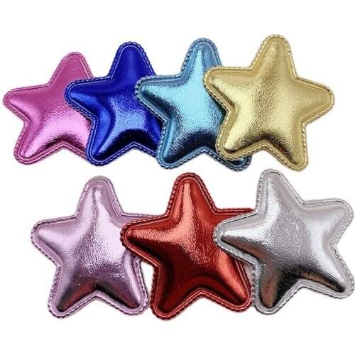 10pcs Glitter Bunny With Pink Bow Felts for DIY Baby Girl Rabbit Accessories Kawaii Easter Animal Hair Clips Kids Headwear