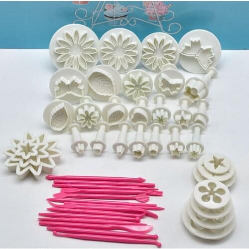 47Pcs/Sets DIY Cookie Baking Mold Biscuit Cutter Fondant Cake Pastry Art Embossing Cake Decorating Tools Handmade Biscuit Craft