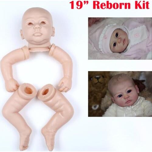 48cm fashion Most popular limited edition cheap reborn doll kit authentic original sassy kit realistic reborn supply hot sell