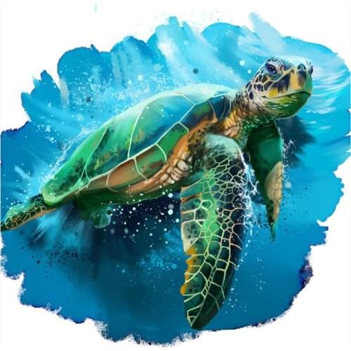 PDMDOG Diamond Painting Full Square/Round Drill 5D DIY "Animal turtle" Daimond Embroidery Rhinestone Cross Stitch Decor