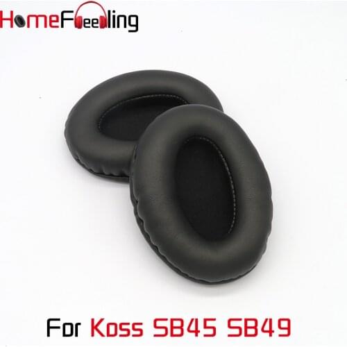 Homefeeling Ear Pads For Koss SB45 SB49 Earpads Round Universal Leahter Repalcement Parts Ear Cushions