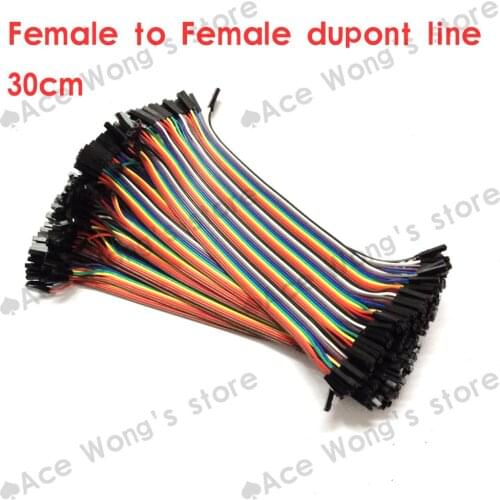 Free Shipping 400pcs dupont cable jumper wire dupont line female to female dupont line 30cm 1P-1P IN STOCK