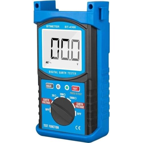 BTMETER Digital Earth Ground Resistance Tester Earth Insulation Resistance Tester With Auto Back Light,Wide Measuring Range