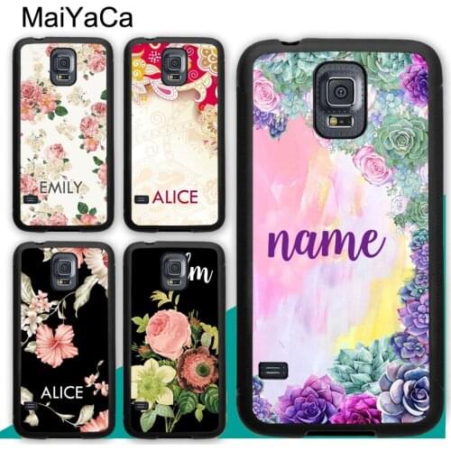FLORAL Personalised Case For Samsung A21S A20e A71 A51 A10 A40 A50 A70 Galaxy S20 Plus S10 S9 Note 20 Ultra
