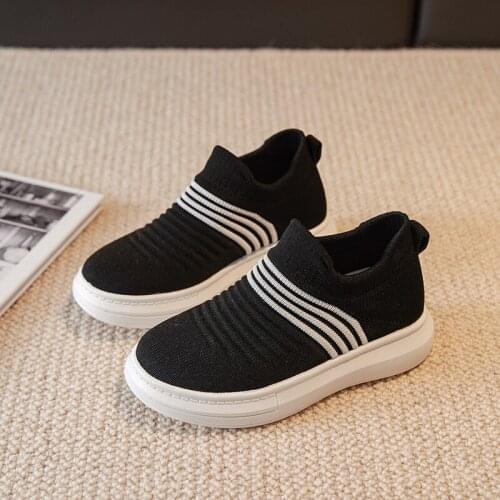 Kids Shoes Anti-slip Soft Rubber Bottom Breathable Sneaker Casual Flat Sneakers Shoes Children size Kid Girls Boys Sports Shoes