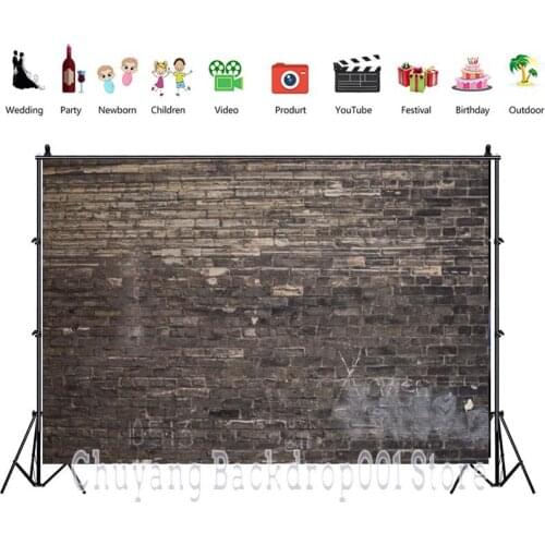 Photography Backdrop Old Grunge Brick Wall Photo Background Studio Protraits Photobooth Birthday Backdrops Photocall