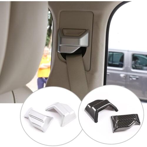 For Mercedes benz G Class W463 2019-2020 ABS Chrome Seat Safety Belt Cover Trim Car Accessories