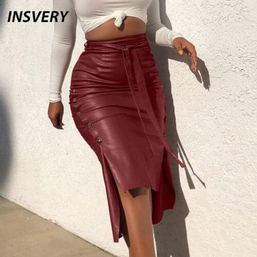 INSVERY Womens Pencil Skirts