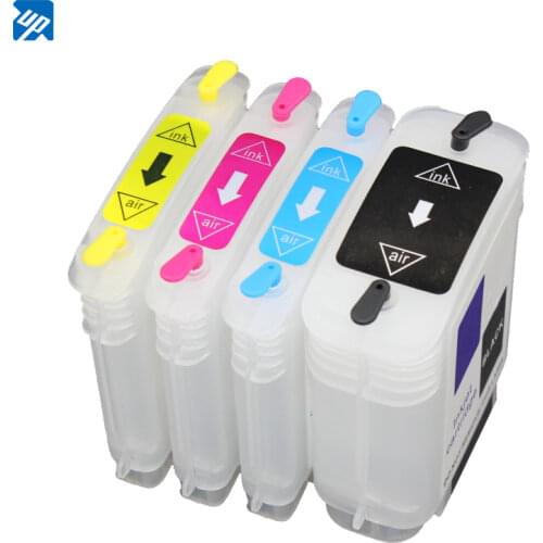 UP compatible for HP 10 82 ARC chip refillable Ink cartridge for HP Design 500 500ps 800 800ps 815mfp C4844A C4911A