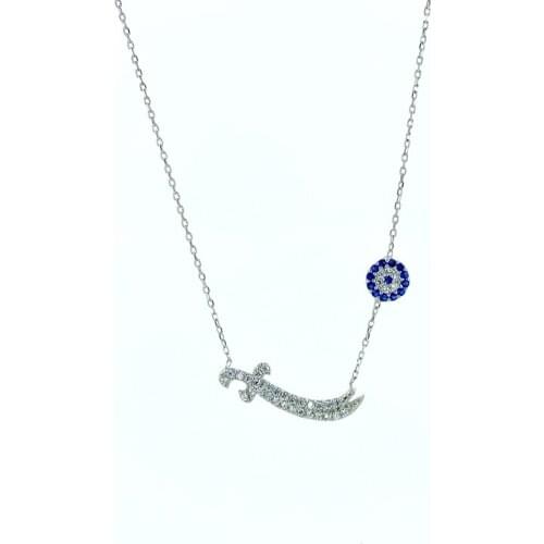 Zulfiqar Kýlýnç Gemstone The genres Change 925 silver necklace