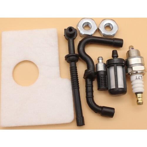 Fuel Oil Hose Air Filter Bar Nuts Kit For STIHL MS170 MS180 MS 170 180 017 018 Chainsaw Parts