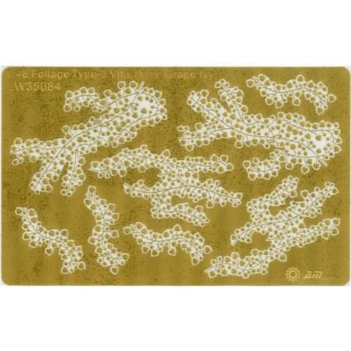 1:35 Scale Foliage Type-3 Vitis (Vine-Grape-Ivy) fret size 15X10cm