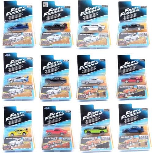 Diecast JADA 1/64 Scale GTR34 GTR35 SRT8 Plymouth Lykan Charger Car Model Adult Collection Alloy Toys Gift with original box
