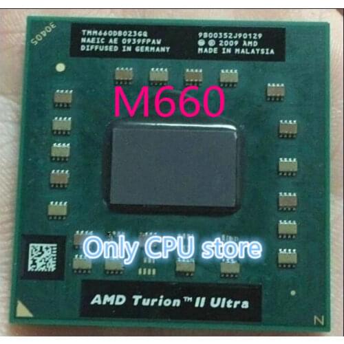 AMD Turion II Ultra Dual-Core Mobile TMM660 TMM660DB023GQ M660 2.7G 2M cpu latop processor Socket S1 (S1g3)