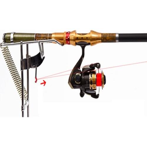 Portable Fishing Rod Holder Spring Auto Tip-Up Hook Setter Automatic Rod Stand Support Fish Tackle Bracket