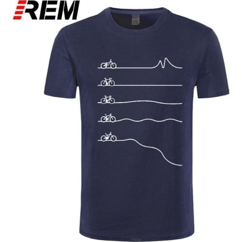 REM Biker Cyclinger Bicycle Funny T Shirts Men Summer Cotton Harajuku Short Sleeve O Neck Streetwear Black T-shirt
