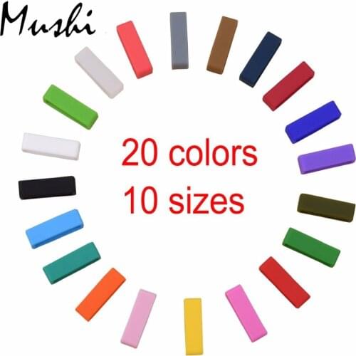 Watchbands Strap Loop ring Silicone Rubber Black Watch Bands Accessories Holder 20 22mm Mens Locker Watch Band 20 color 4PCS