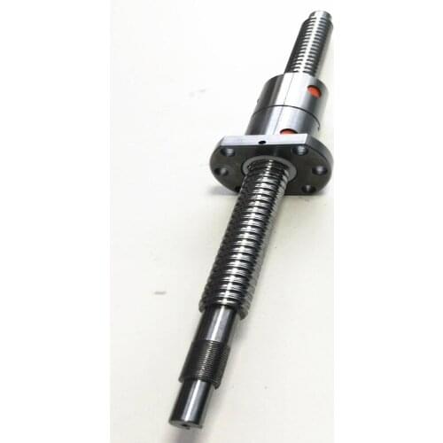 2505 C7 1100mm ball screw 5mm lead with DFU2505 ballnut +BK/BF20 end machined for CNC diy kit DFU set