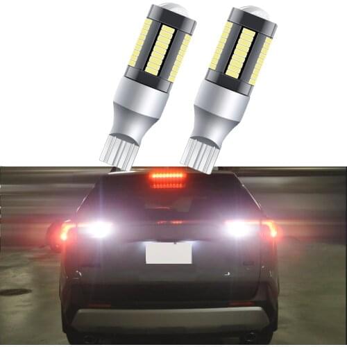 2pcs Super Bright Canbus 921 Led Bulbs For Toyota RAV4 2004-2015 2016 2017 2018 2019 2020 2021 Backup Reversing Lights T15 W16W