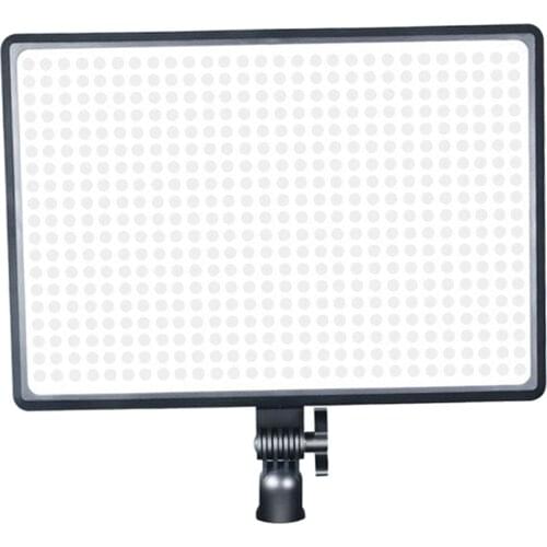 LED Video Light, Portable Camera Photo Light Panel Dimmable for DSLR Camera Camcorder, High Brightness 3000K-6000K EU Plug