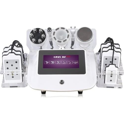 6in1 Ultrasonic Cavitation Rf Radio Frequency Vacuum Anti Cellulite Machine Spa/Lipolaser Slimming Machine