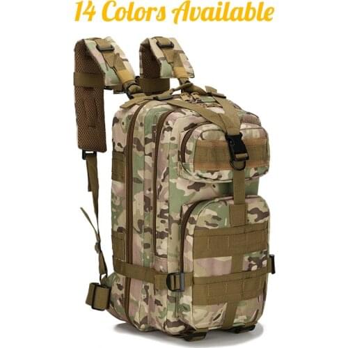 Waterproof Tactical Army Military Backpack 30L 3P Softback Outdoor Waterproof Bug Rucksack Hiking Camping Hunting Bags