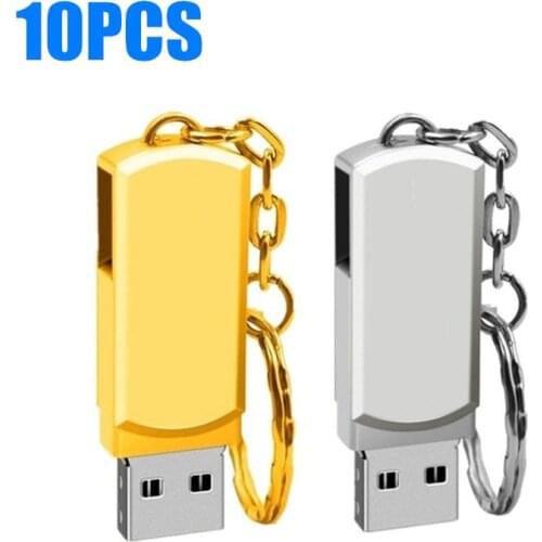 High-Speed USB Flash Drive 16G 32GB 64GB Pen Drive Computer Mobile Phone Dual Purpose Office Car Mounted USB Stick with Keychain