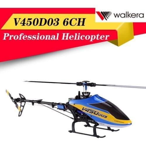 Walkera 450 V450D03 6-Axis 6CH 3D Fly Stabilization System Single Blade Professional Remote Control Helicopter Aircraft EU Plug