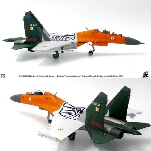 1:72 Scale SU-30MKI India Version SU30 Diecast Airplane Plane Fighter Aircraft Model Toy Static Diecast alloy Model