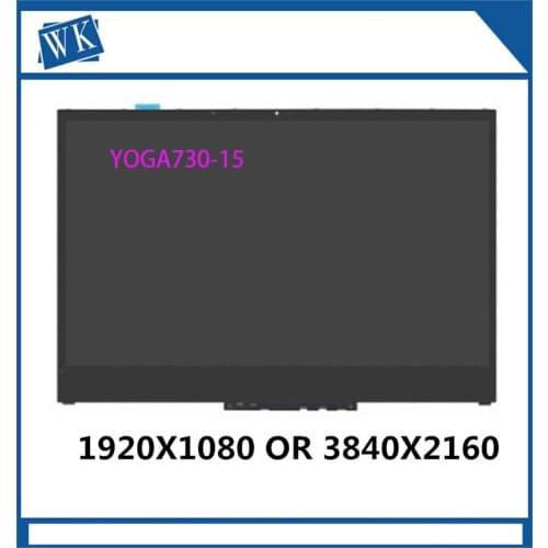 15.6'' Assembly For Lenovo Yoga 730-15 yoga 730 15 LCD Digitizer 5D10Q89744 FHD Touch Screen Replacement with frame