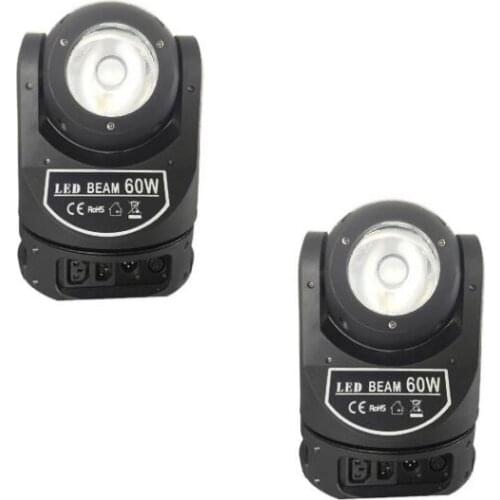 2pcs/lot Stage moving head lyre beam led 60watt dmx moving head controller 60w cheap led mobile heads