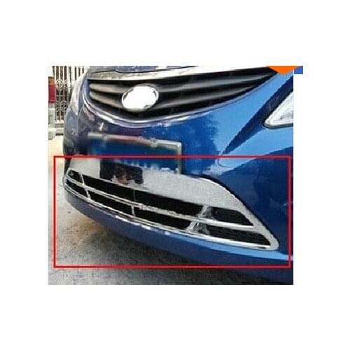2010-2011 for Hyundai VERNA/Solaris 4dr Sedan and 5dr Hatchback ABS Chrome Front Grille Around Trim Front bumper Around Trim