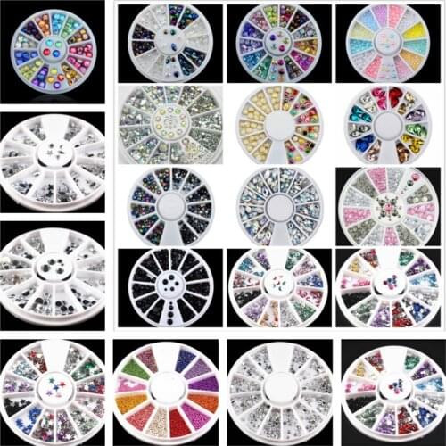 2018 NEW Super Bright Round Ultrathin Sequins Colorful Nail Art Glitter Tips UV Gel 3D Nail Decoration Manicure DIY Accessorie