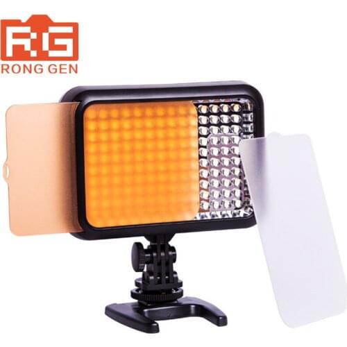 Free Shipping!YONGNUO YN-1410 140pcs ultra-bright LED video Camera flash Video Light 5500K 16-grade 2 color Studio light