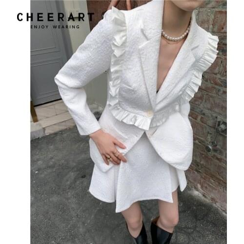 Cheerart Women's Suits With A Skirt